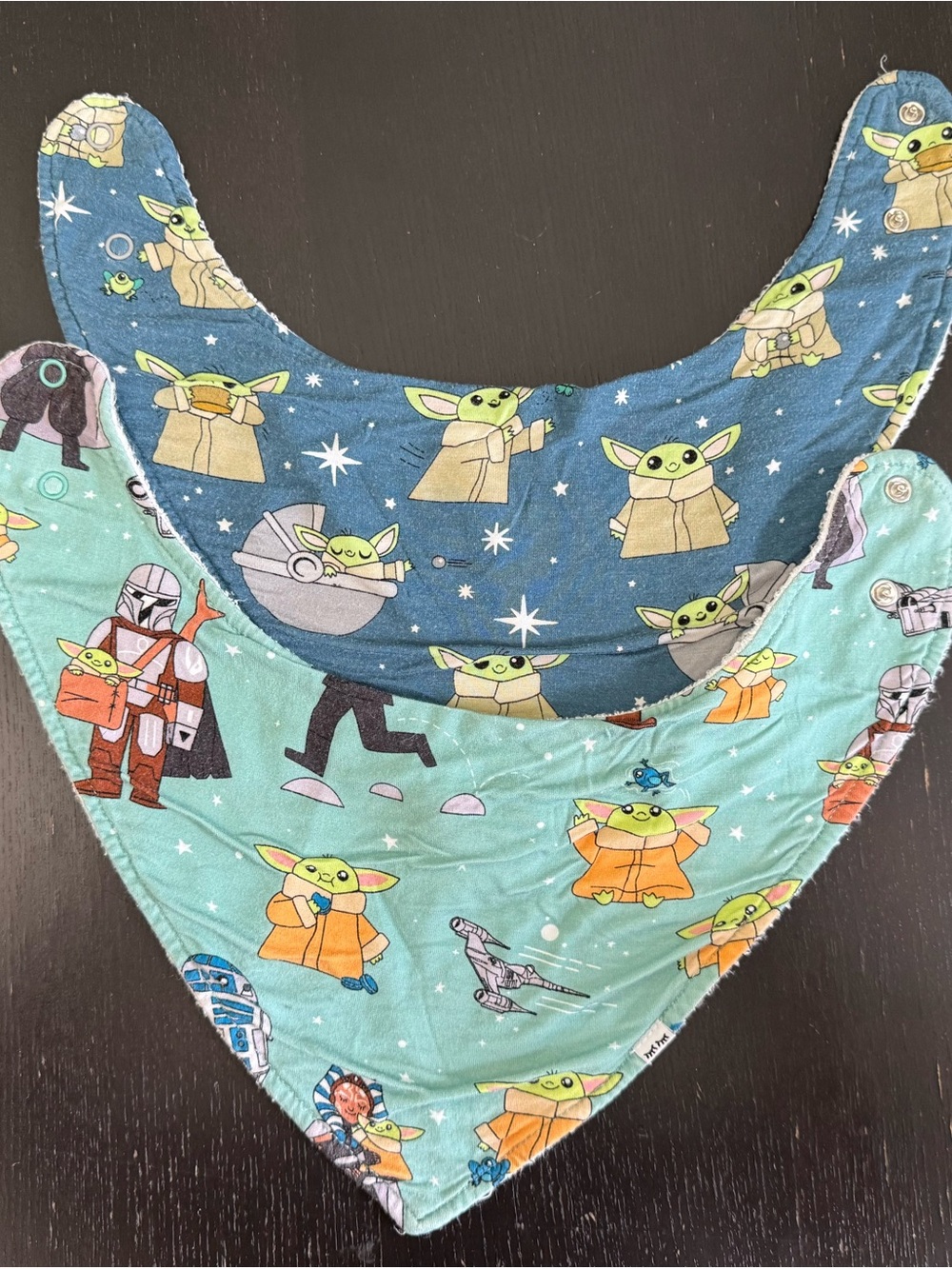 Little Sleepies Star Wars Baby Bib Bandana - Set of 2